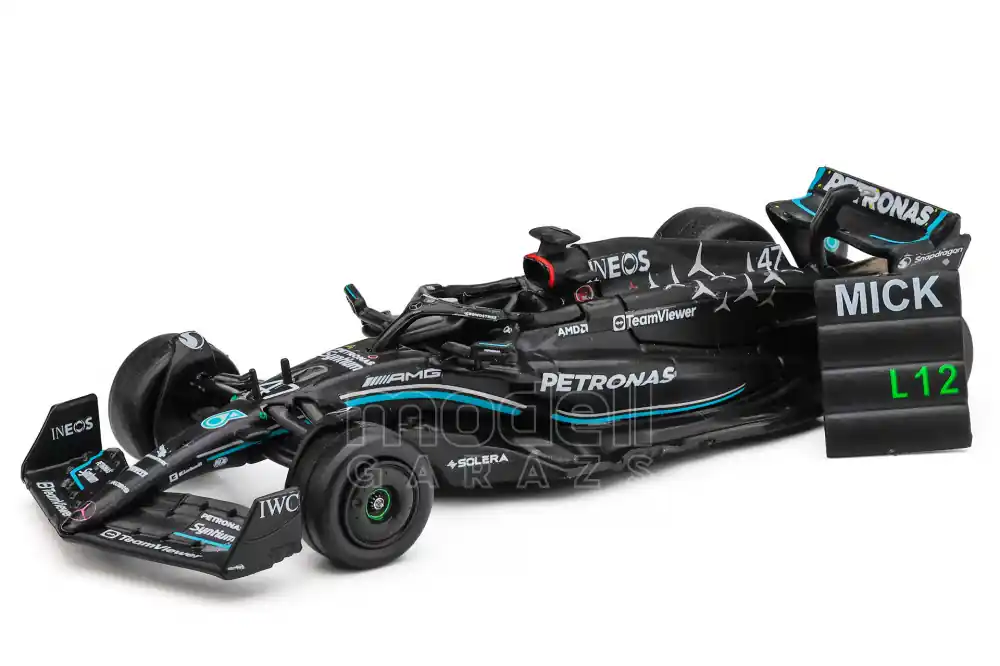 Outlet Mercedes F1 W14 E Performance 47 Spanish GP Tyre testing 2023 Mick Schumacher