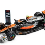 McLaren F1 MCL60 4 British GP 2023 L. Norris Pit Board táblával Biztonságos vásárlás