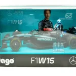 Azonnali szállítás Mercedes F1 W15 63 2024 G. Russell különálló pilótával