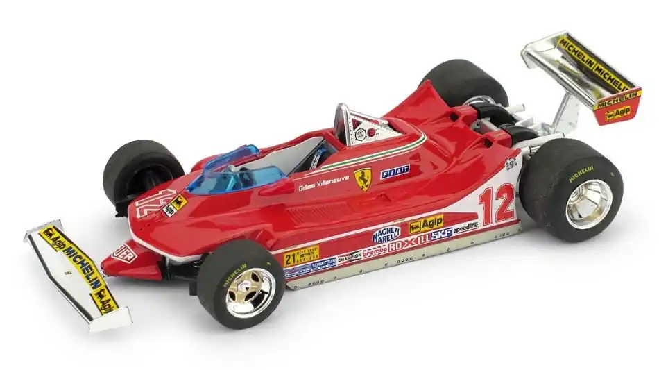 Ferrari F1 312 T4 12 USA Ovest GP győztes 1979 G. Villeneuve Vásárlói kedvenc