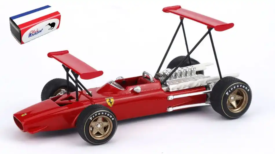 Ferrari F1 312 F1 1969 C. Amon kettős szárnyteszt Ne maradj le