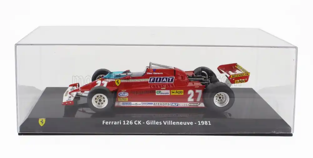 Vásárlói kedvenc Ferrari F1 126CK 27 1981 G. Villeneuve
