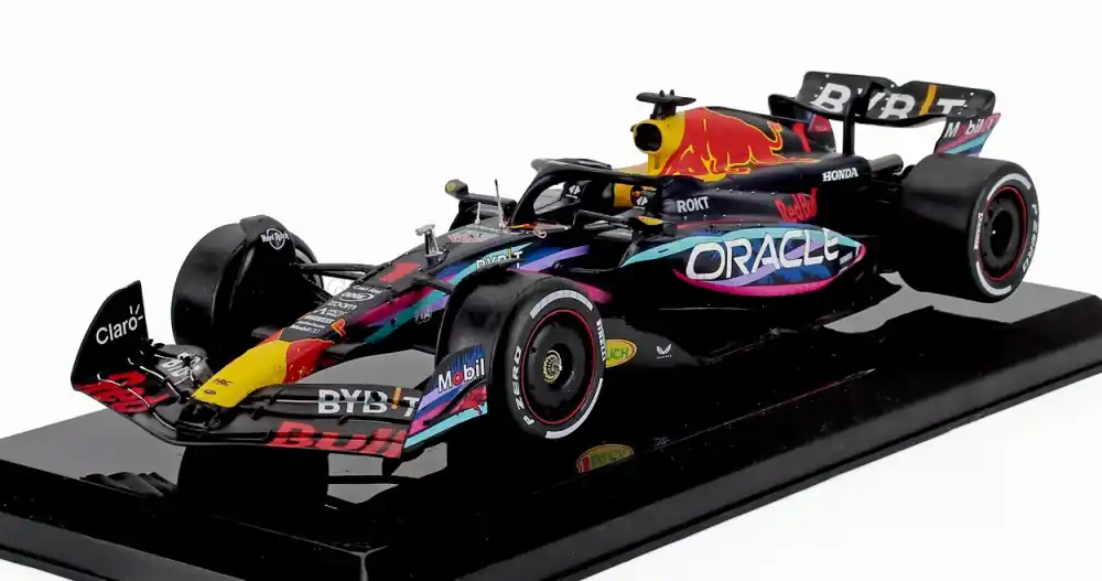 Red Bull F1 RB19 1 Miami GP győztes 2023 M. Verstappen Szezonális akció
