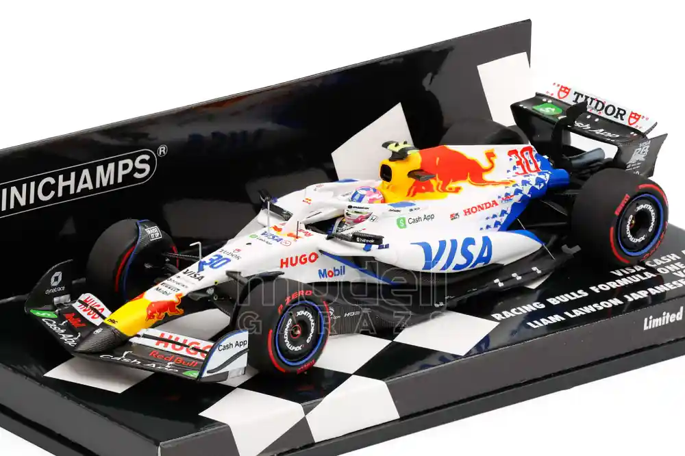 Racing Bulls F1 VCARB-02 30 Japan GP 2025 L. Lawson Limitált Vásárlói kedvenc