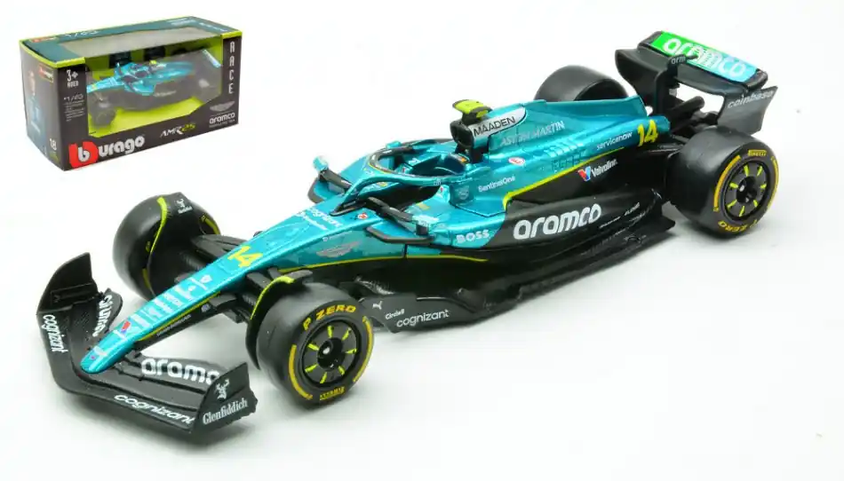 Aston Martin F1 AMR25 14 2025 F. Alonso Végkiárusítás