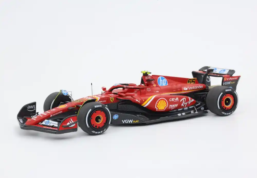 Legnépszerűbb Ferrari F1 SF-23 55 Monza GP 2024 C. Sainz Limitált