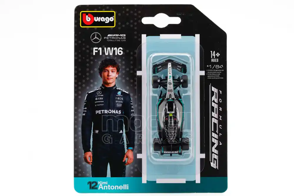 Nézd meg most Mercedes F1 W16 12 2025 K. Antonelli