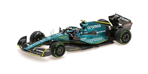 Aston Martin F1 AMR22 5 Singapore GP 2022 S. Vettel Limitált Újdonság