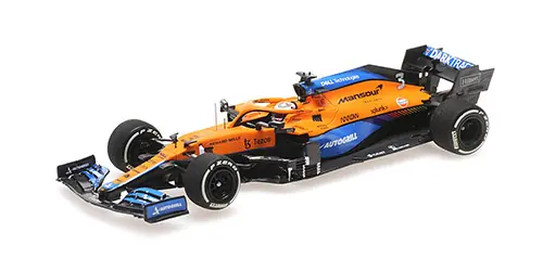 Szuper ajánlat McLaren F1 MCL35L 3 French GP 2021 D. Ricciardo Limitált