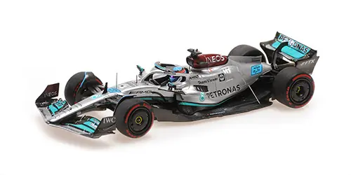 Mercedes F1 W13E 63 Hungarian GP 2022 G. Russel (Pole pozíció) Limitált Vedd meg online