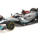 Kiárusítás Mercedes F1 W13E 63 Miami GP 2022 G. Russel Limitált