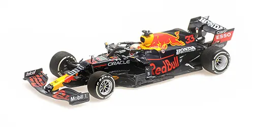 Red Bull F1 RB16B 33 French GP győztes 2021 M. Verstappen Limitált Legkelendőbb