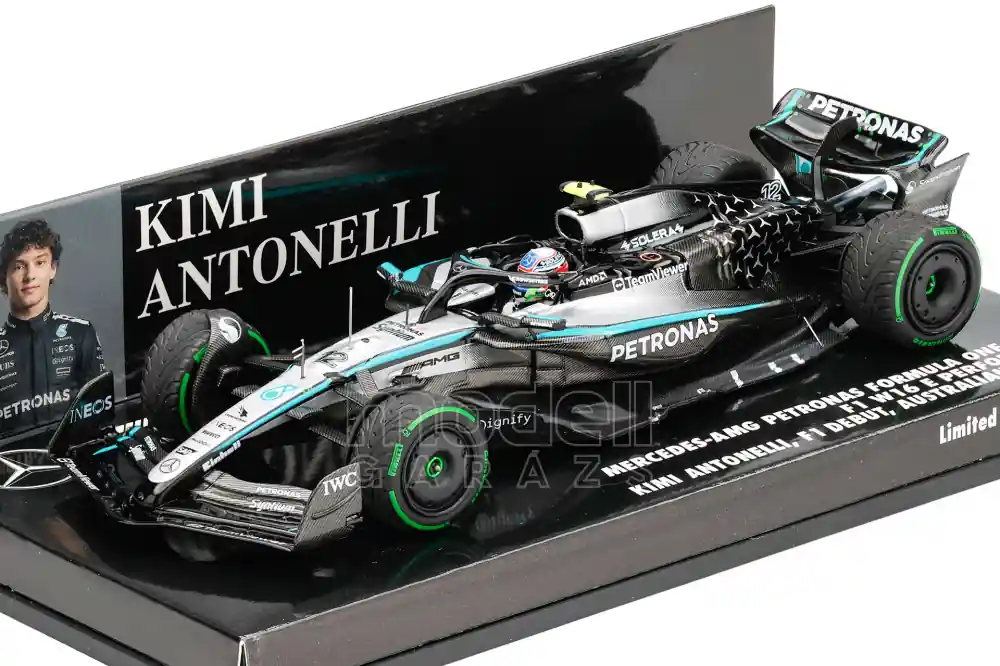 Végkiárusítás Mercedes F1 W16 12 Australian GP 2025 K. Antonelli Limitált