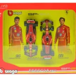 Akció Ferrari F1 SF-24 2 modelles szett 2024 16 C. Leclerc + 55 C. Sainz