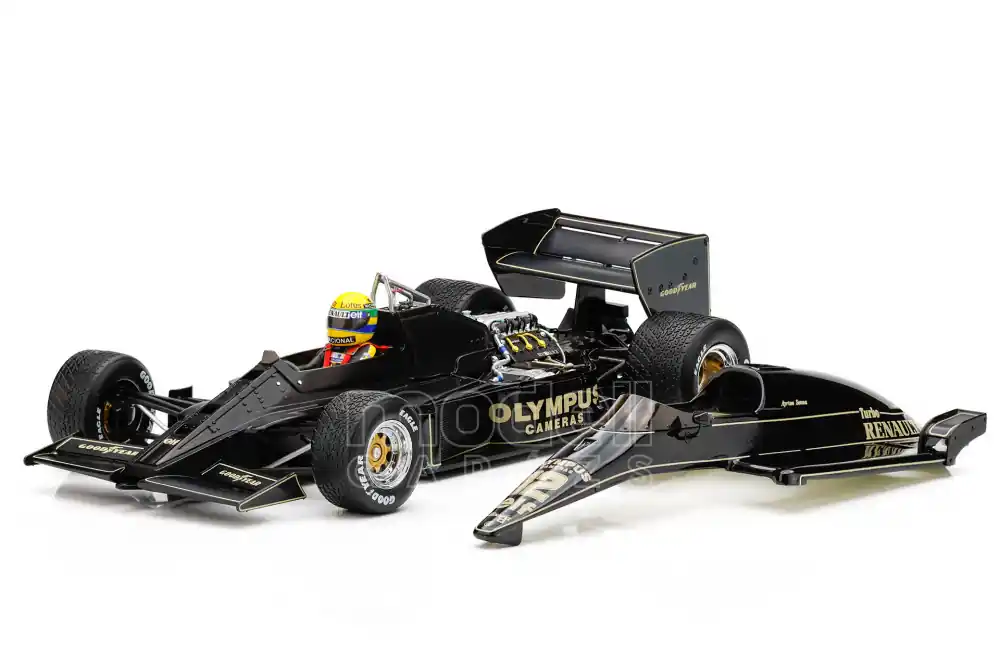 Azonnali szállítás Lotus F1 97T Renault 12 Portugal GP győztes 1985 A. Senna