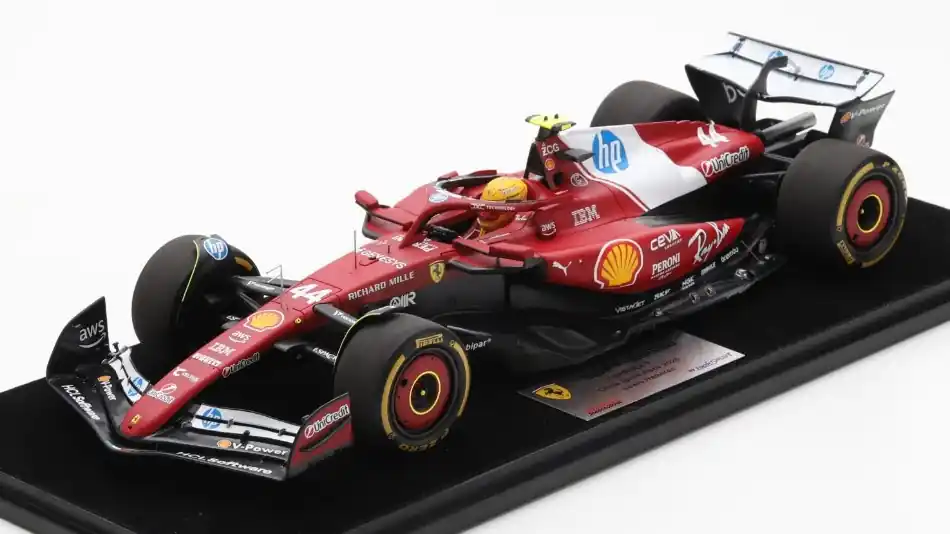 Ferrari F1 SF-25 44 Sprint Race China GP győztes 2025 L. Hamilton Akció