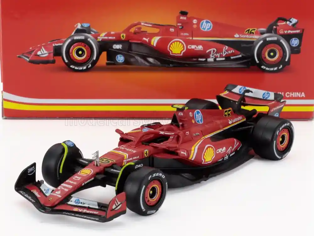 Azonnali szállítás Ferrari F1 SF-24 55 Monza GP 2024 C. Sainz