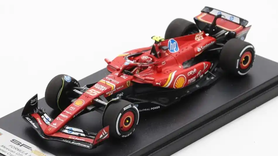 Ferrari F1 SF-24 55 Mexico GP győztes 2024 C. Sainz Biztonságos fizetés