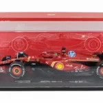 Ajánlat Ferrari F1 SF-24 16 Monza GP győztes 2024 C. Leclerc exkluzív kiadás vitrinnel
