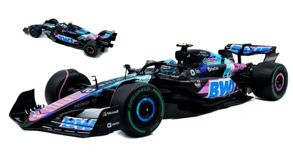 Alpine F1 A524 n.10 Brazilian GP 2024 P. Gasly Akció
