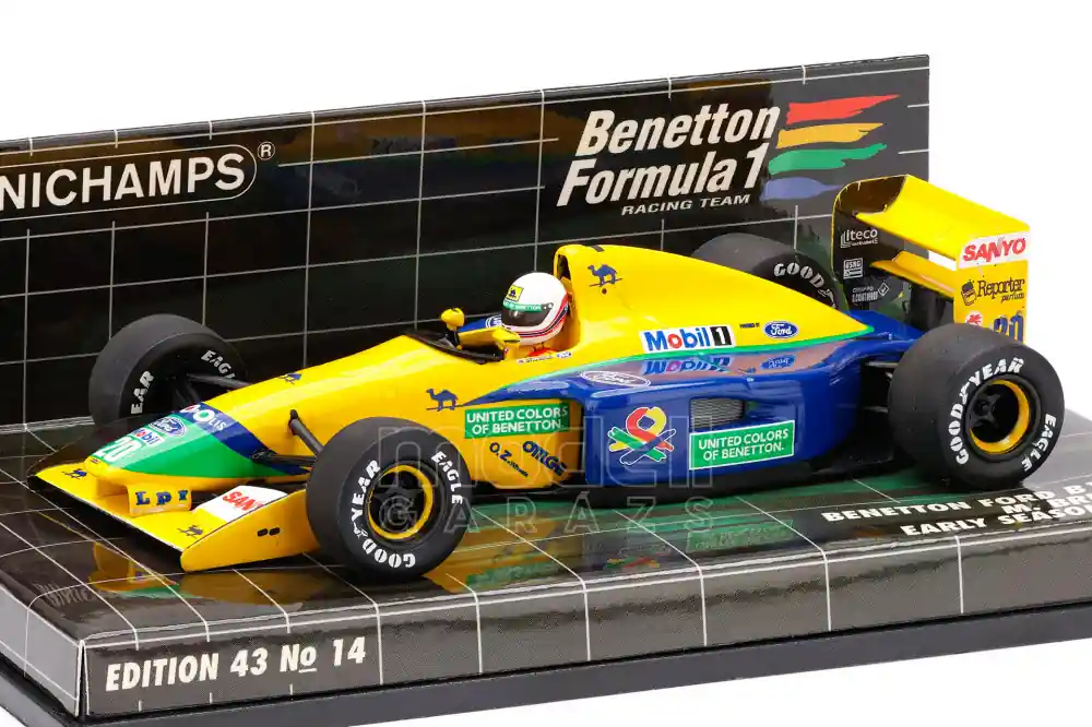 Expressz szállítás Benetton F1 Ford B191B n.20 1992 M. Brundle