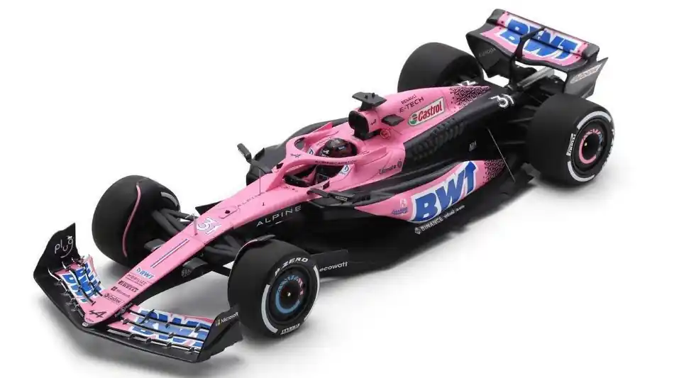 Alpine F1 A523 31 Saudi Arabian GP 2023 E. Ocon Ne maradj le
