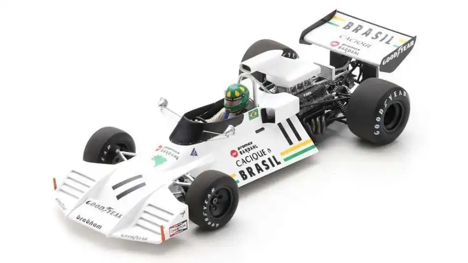 Brabham F1 BT42 11 Monaco GP 1973 W. Fittipaldi Gyors szállítás
