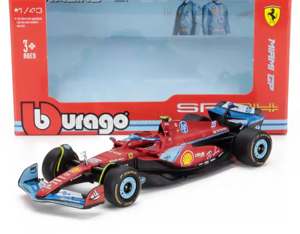 Ferrari F1 SF-24 n.55 Miami GP 2024 C. Sainz Prémium
