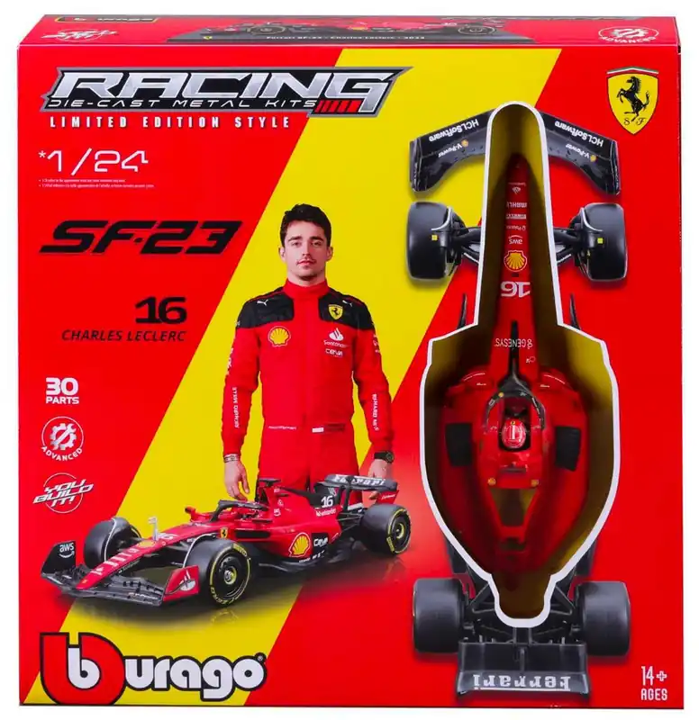 Expressz kézbesítés Ferrari F1 SF-23 n.16 2023 C. Leclerc építőkészlet