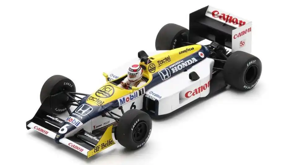 Expressz szállítás Williams F1 FW11B n.6 Italian GP győztes 1987 N. Piquet