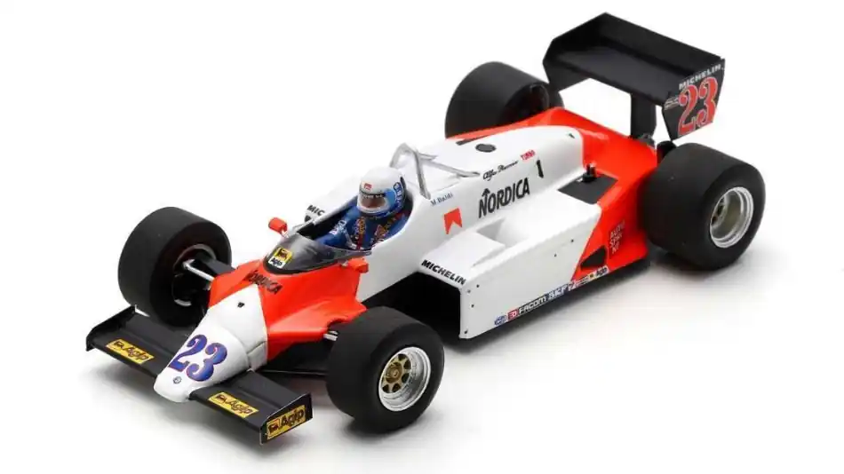 Alfa Romeo 183T n.23 Dutch GP 1983 M. Baldi Legkelendőbb