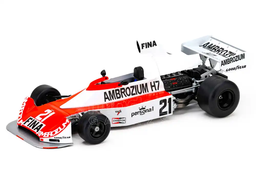 Legjobb ár Williams F1 FW04 n.21 1975 J. Laffite + vitrin