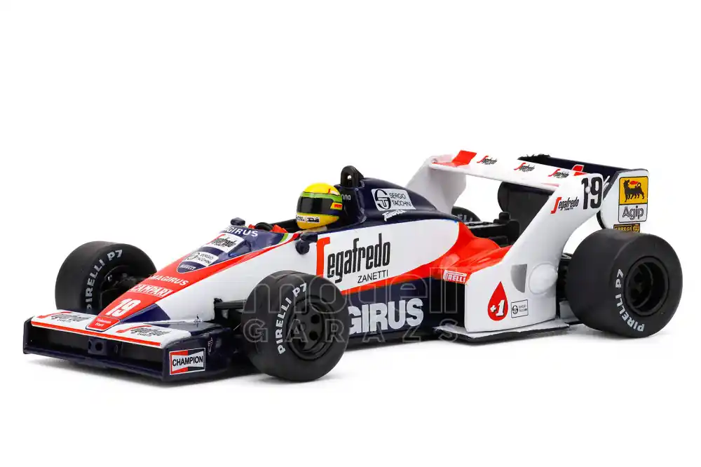 Toleman F1 TG183B n.19 Brazilian GP 1984 A. Senna Utolsó esély