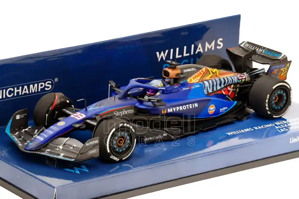 Williams F1 FW45 n.23 Las Vegas USA GP 2023 A. Albon Limitált Expressz szállítás
