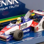Toleman F1 TG183B n.19 Brazilian GP 1984 A. Senna (koszolt verzió) Limitált Expressz szállítás