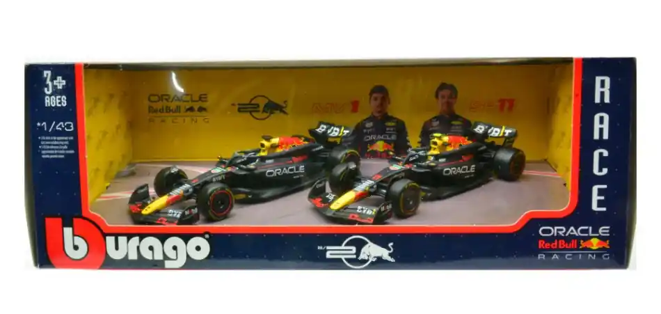 Red Bull F1 2024-es 2 modelles szett n.1 M. Verstappen + n.11 S. Perez Gyors szállítás