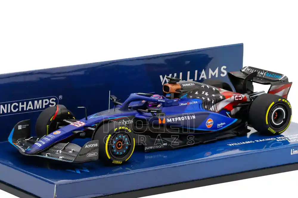 Williams F1 FW45 n.23 Austin USA GP 2023 A. Albon Limitált Különleges ajánlat