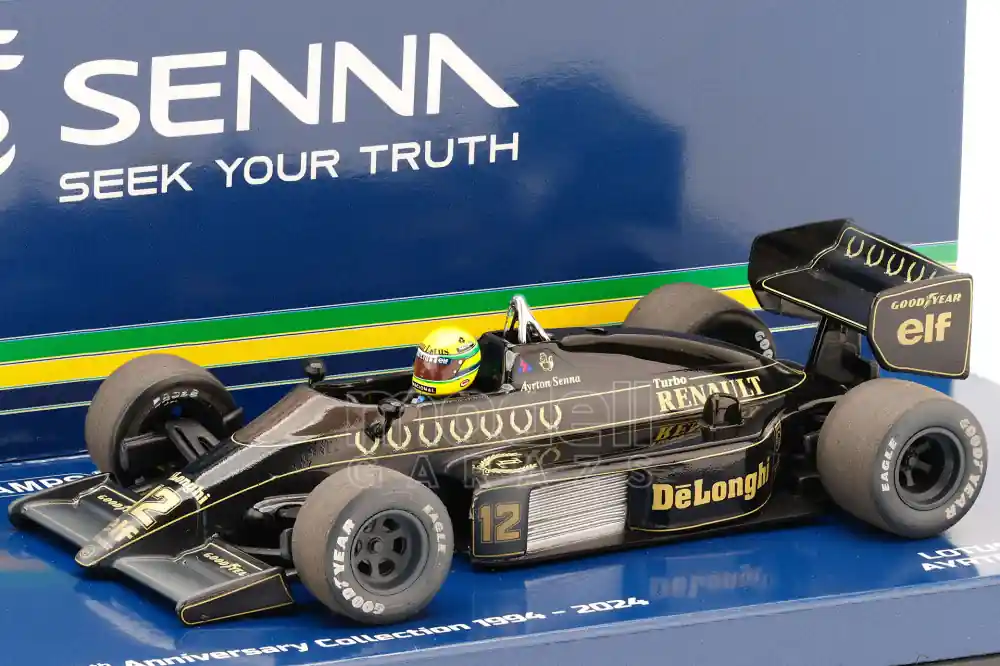 Lotus F1 98T n.12 1986 A. Senna (koszolt verzió) Limitált Legnépszerűbb