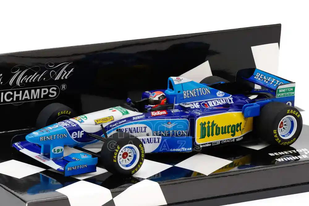 Benetton F1 B195 n.2 British GP győztes 1995J. Herbert Limitált Utolsó esély