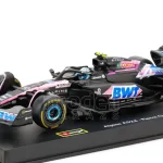 Alpine F1 A524 n.10 2024 P. Gasly pilótával és vitrinnel Biztonságos fizetés