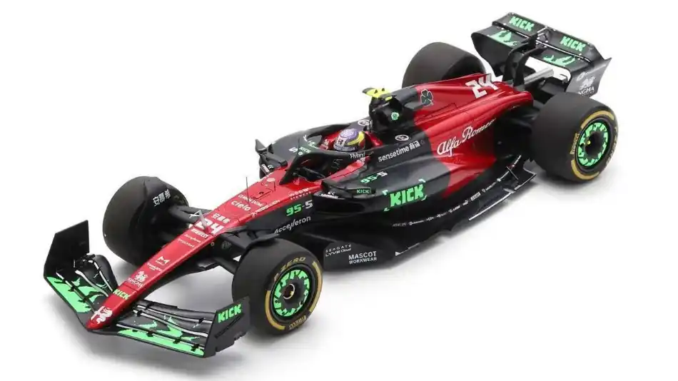 Alfa Romeo F1 n.24 Belgian GP 2023 G. Zhou Végkiárusítás