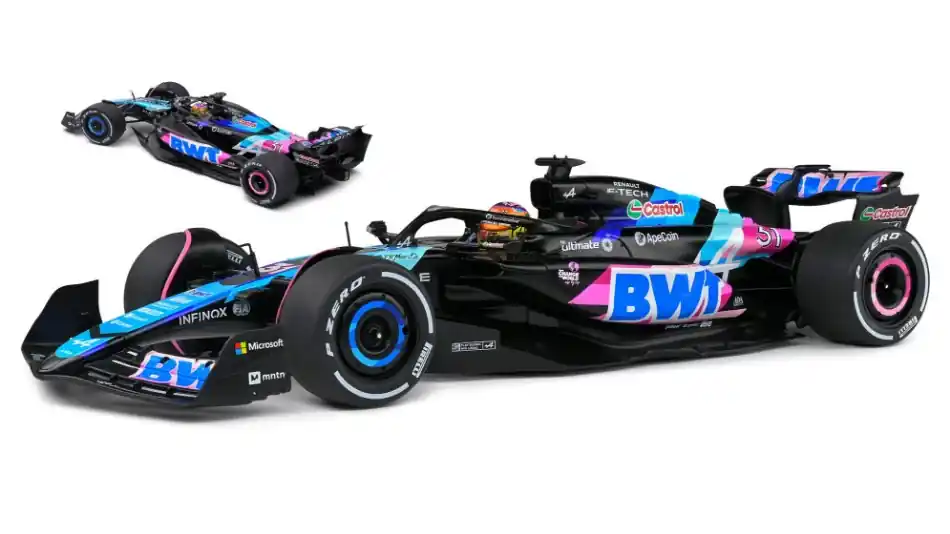 Azonnali szállítás Alpine F1 A524 n.31 Miami GP 2024 E. Ocon