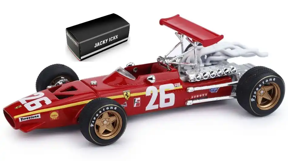 Ferrari F1 312 n.26 France GP 1968 J. Ickx Legnépszerűbb