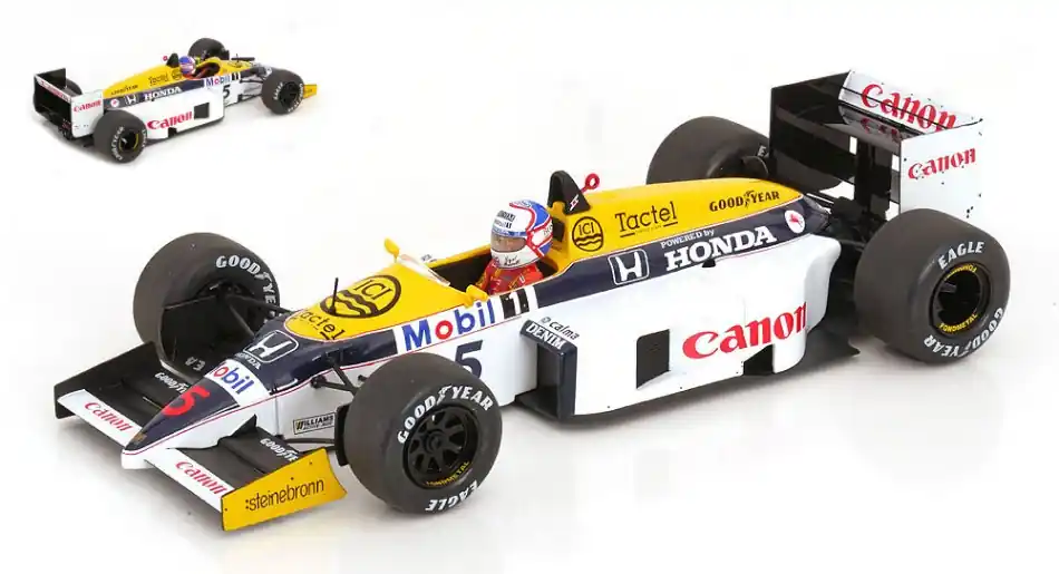 Williams F1 FW11 n.5 Great Britain GP 1986 N. Mansell Árcsökkenés