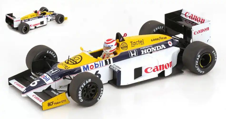 Williams F1 FW11 n.6 Brazilian GP 1986 N. Piquet Outlet