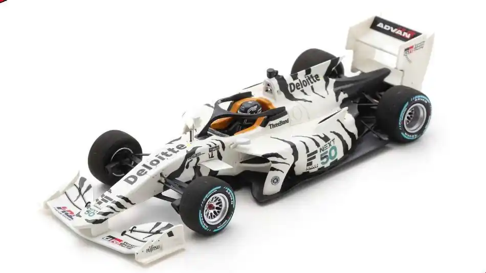 SF19 Next50 test Super Formula 2022 "White tiger" Alacsony ár