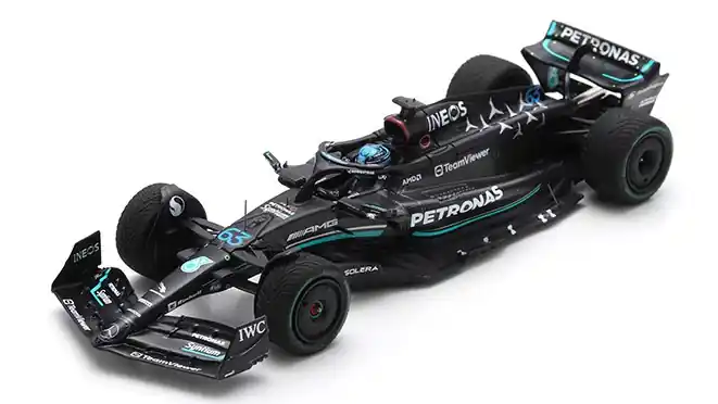 Szuper akció Mercedes F1 W14 n.63 Monaco GP 2023 G. Russel