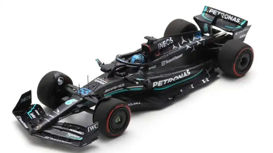 Expressz kézbesítés Mercedes F1 W14 n.63 Spain GP 2023 G. Russel