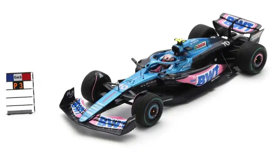 Vedd meg most Alpine F1 A523 n.10 Dutch GP 2023 P. Gasly Pit Board táblával