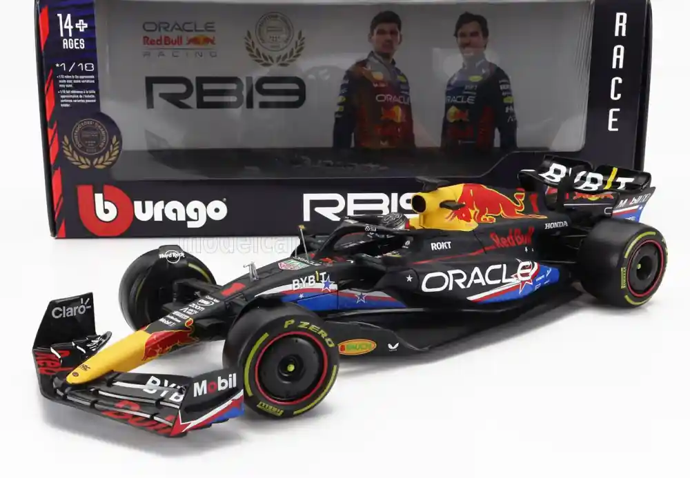 Szuper akció Red Bull F1 RB19 n.1 Austin GP 2023 M. Verstappen